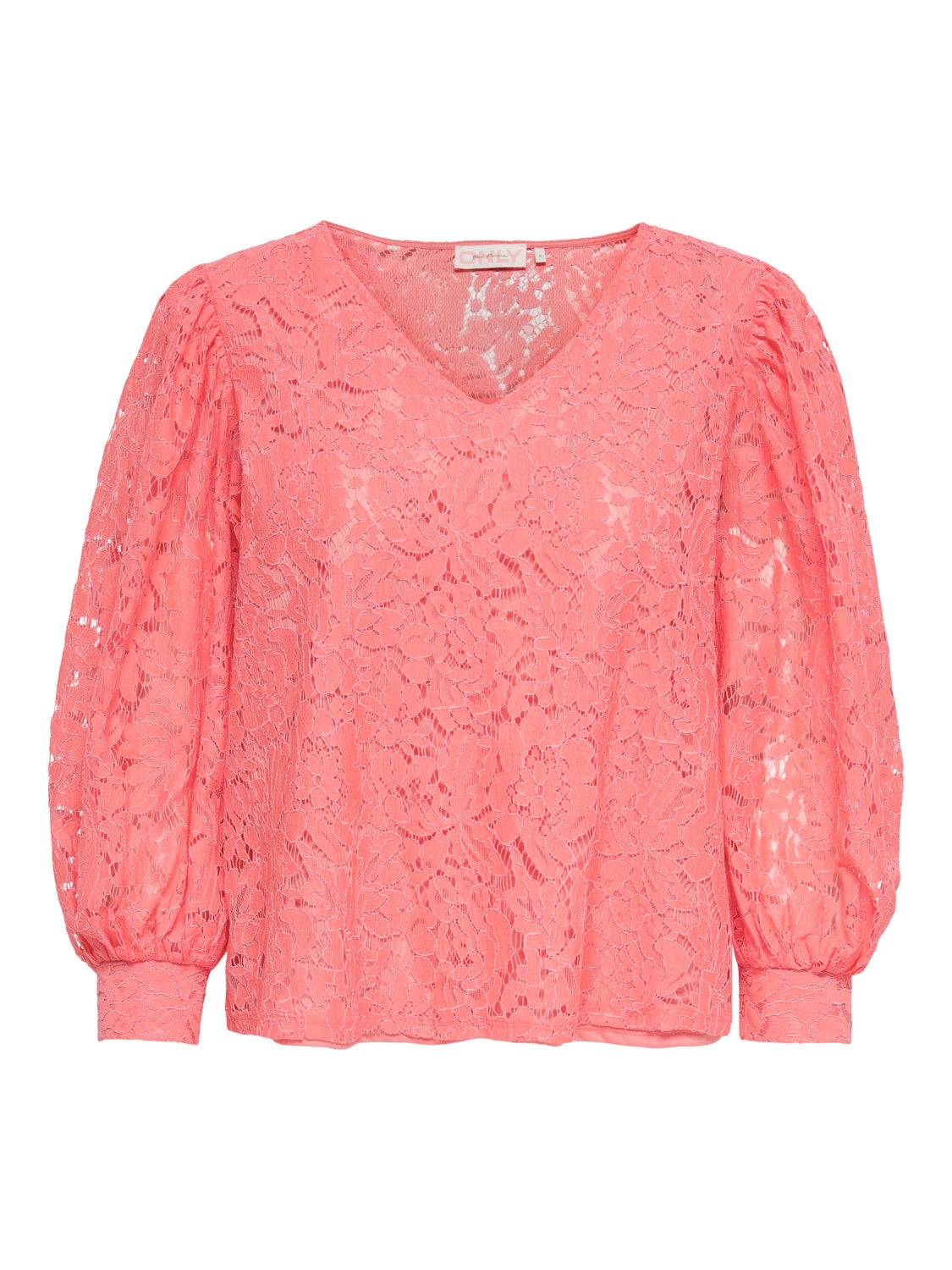 Regular Fit V-Neck Volume sleeves Top