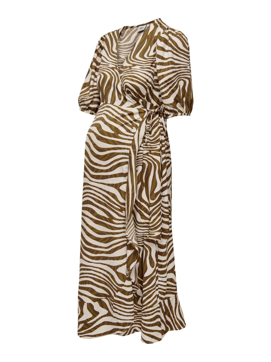 Mama midi wrap dress