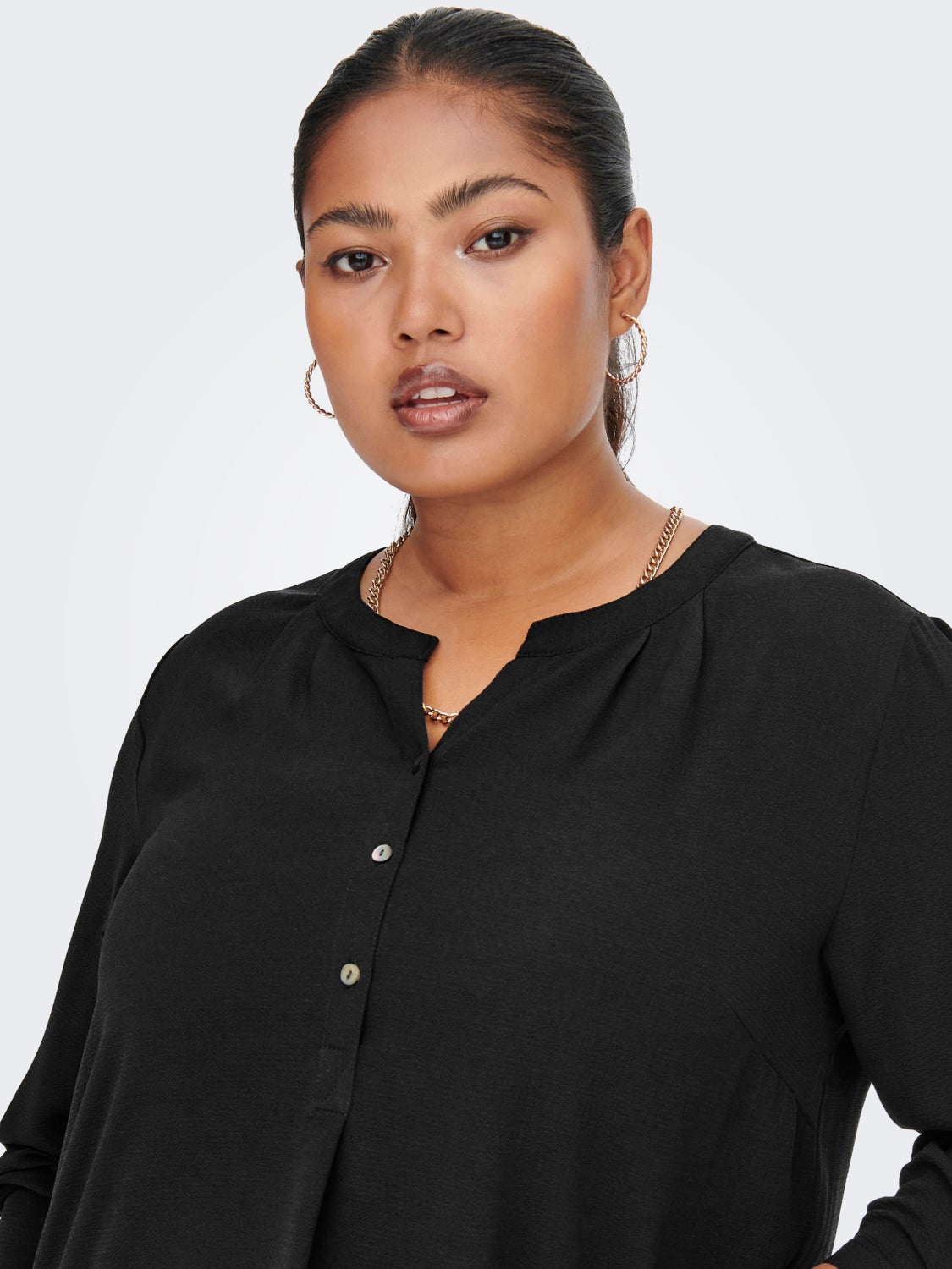 Curvy tunic shirt