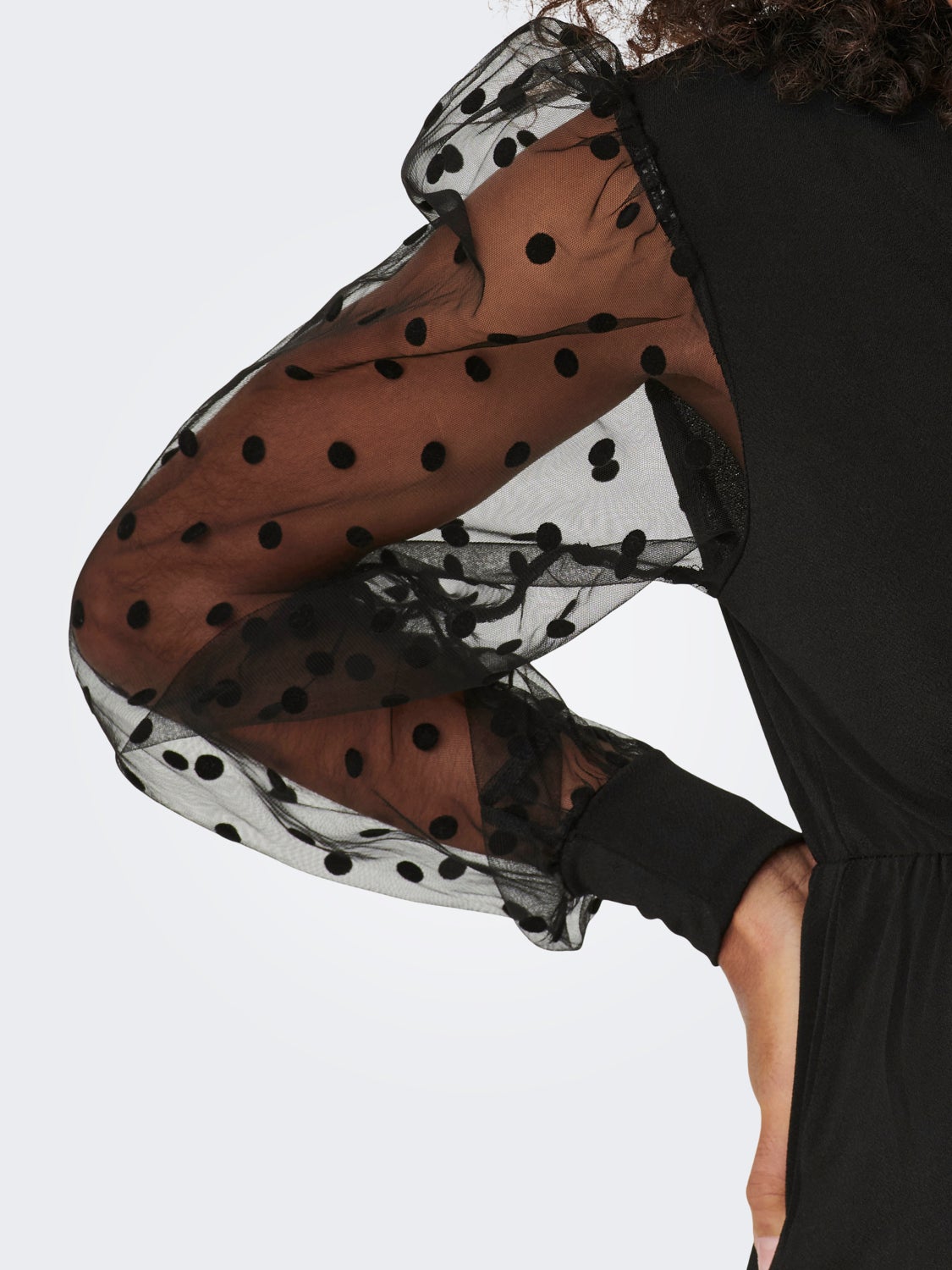 Mama mesh sleeve dress