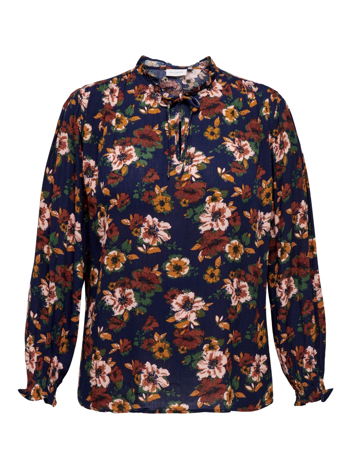 Curvy Flower Long Sleeved Top