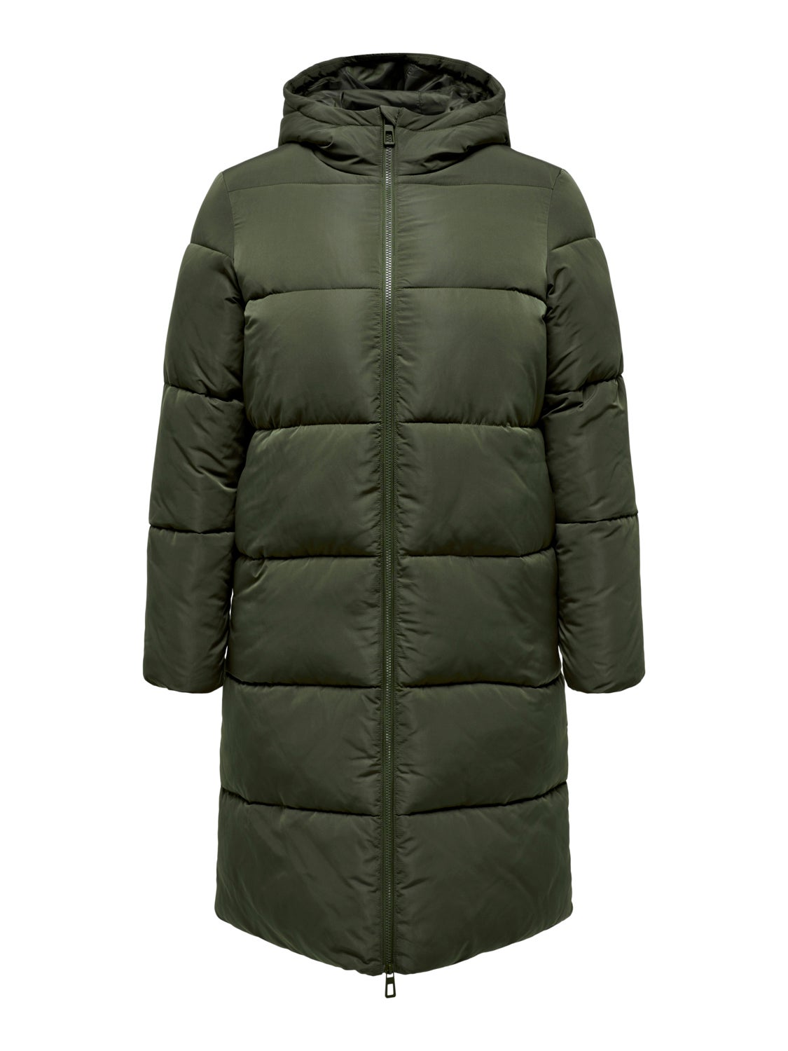 Curvy long puffer jacket
