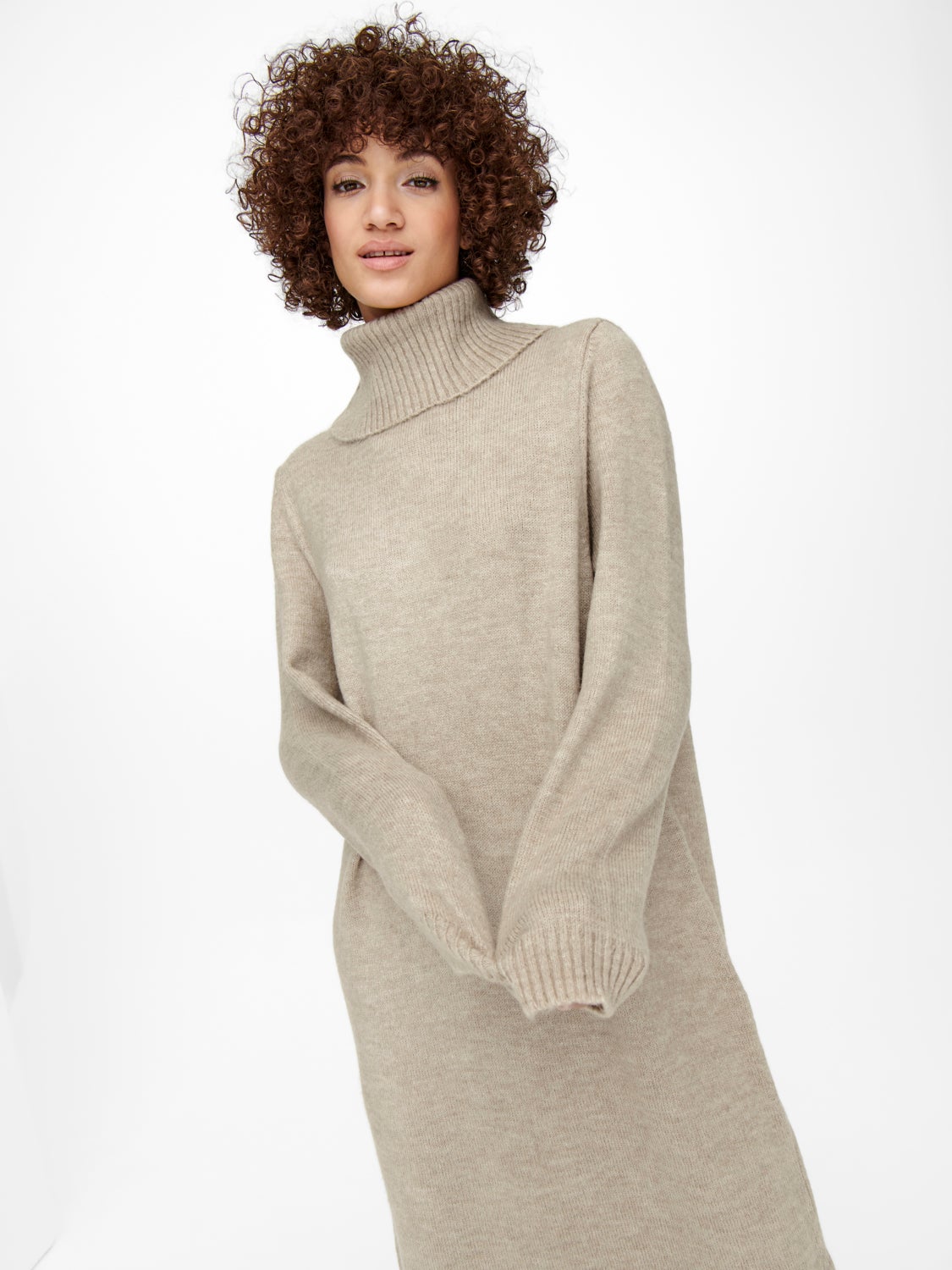 Roll neck Knitted Dress