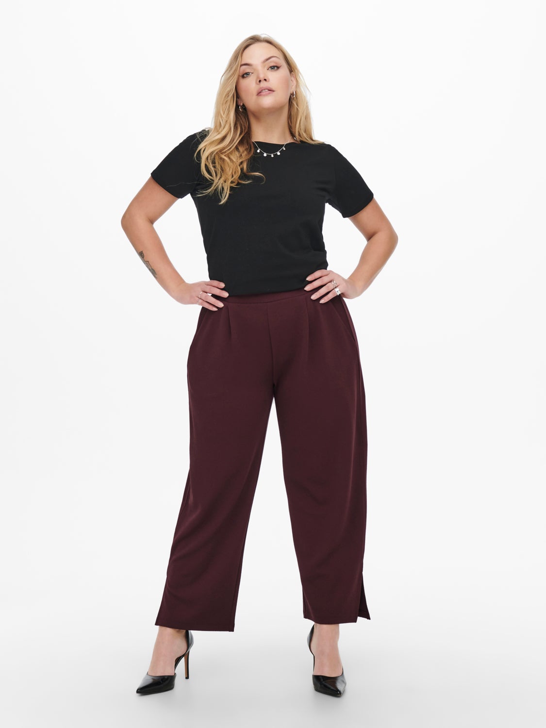 Curvy ankle Trousers
