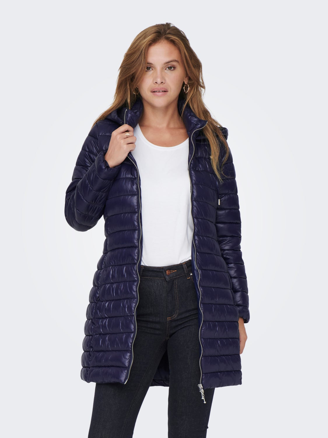 Hood Quilted Jacket