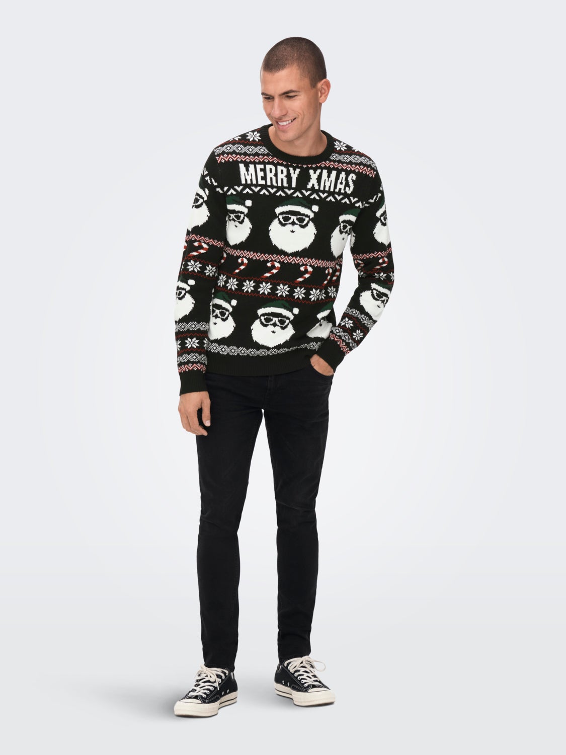 Christmas knitted pullover