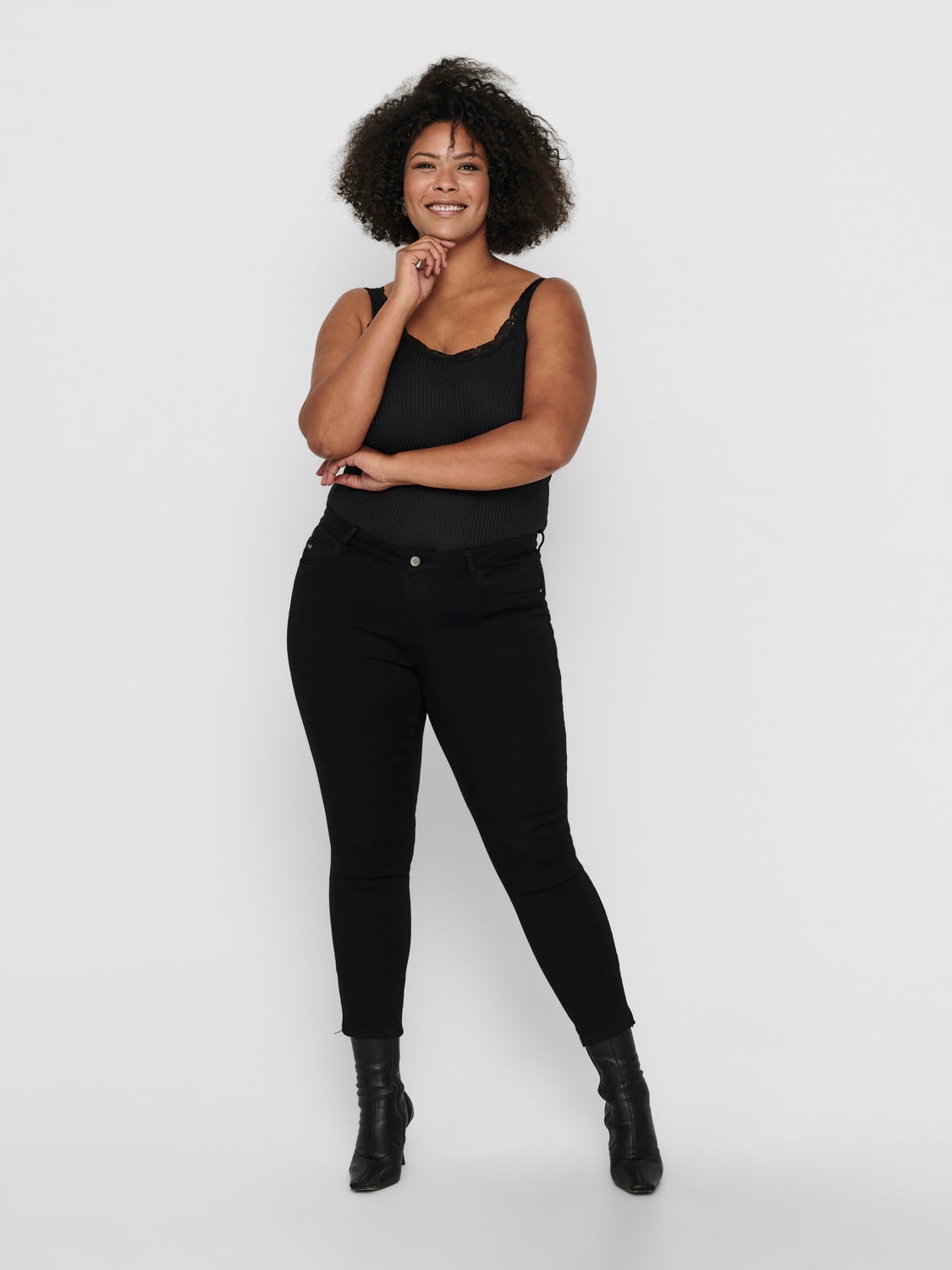 Curvy CARKarla reg ankle zip Skinny fit jeans