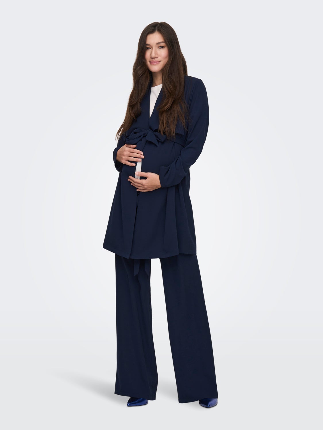 Mama tie belt cardigan