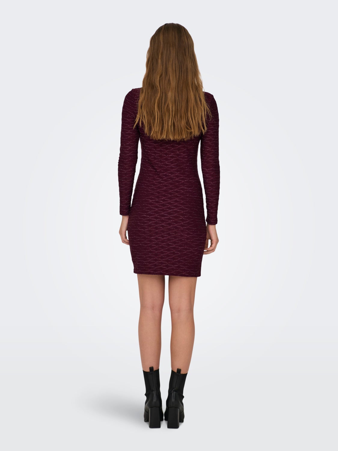 Mini slim dress with glitter