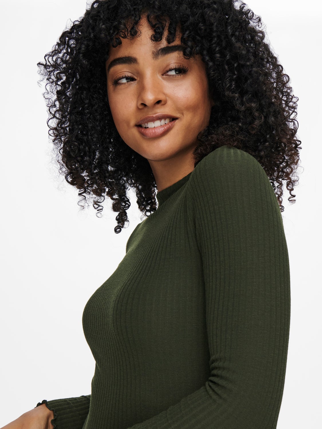 High neck Long Sleeved Top