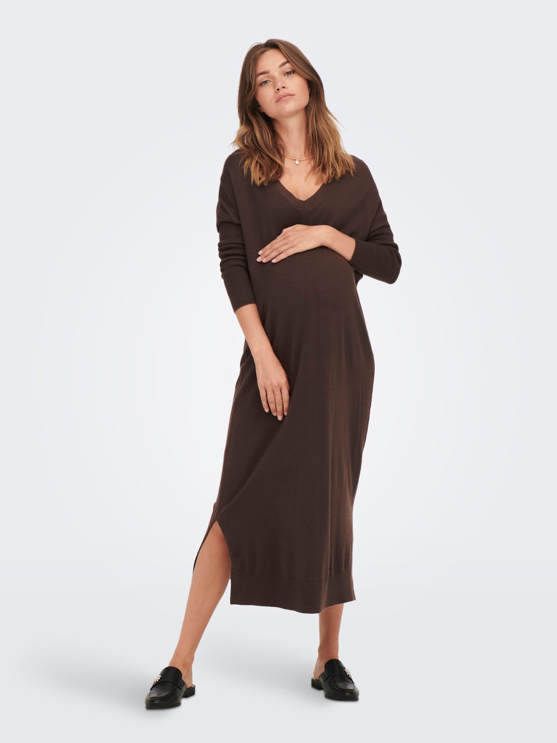 Mama long Long Sleeved dress