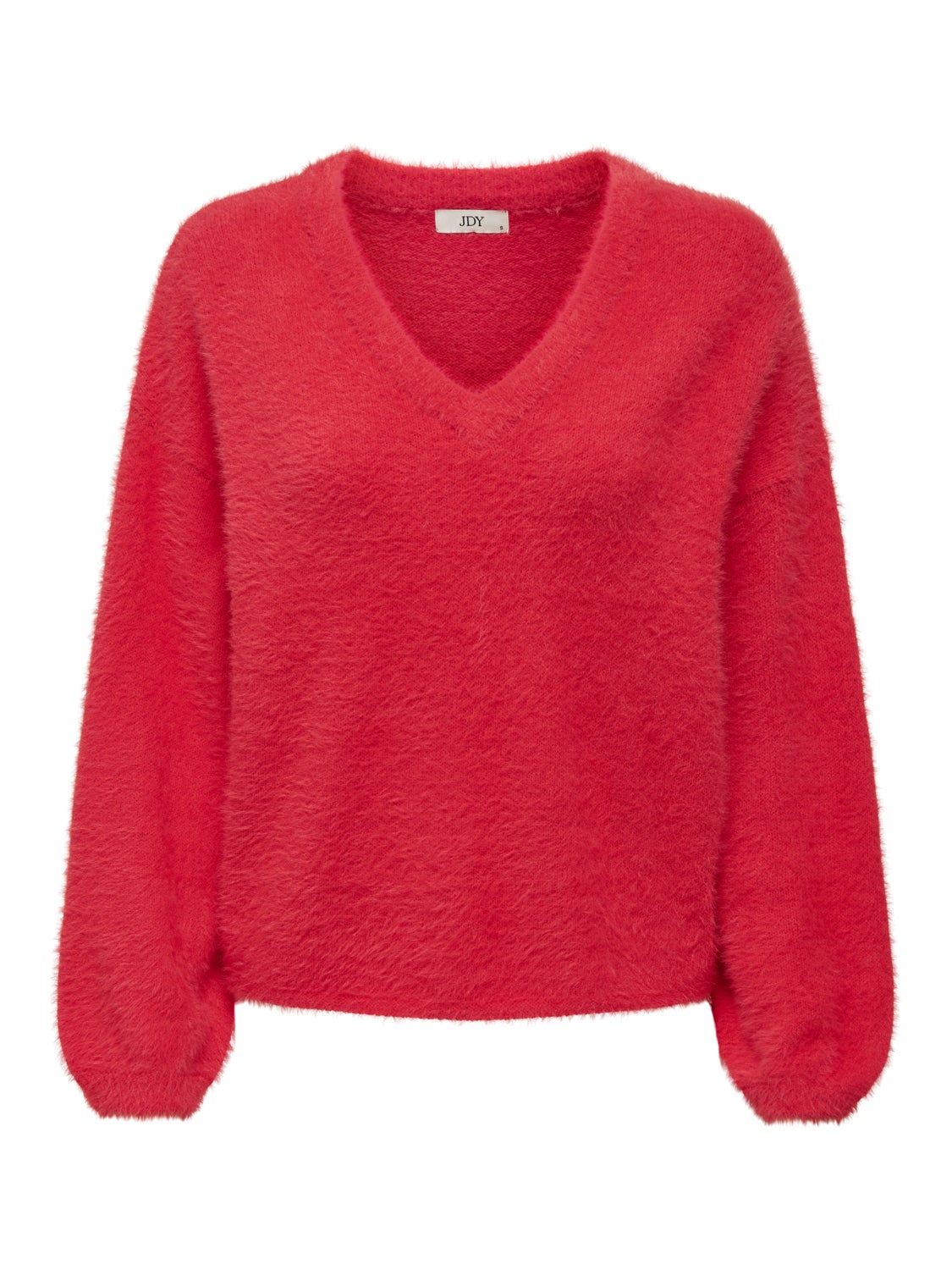 V-neck knitted pullover