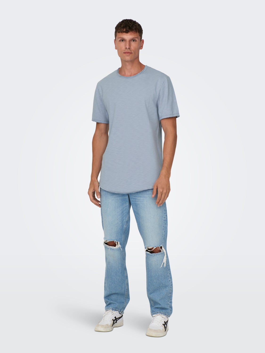 Basic o-hals t-shirt