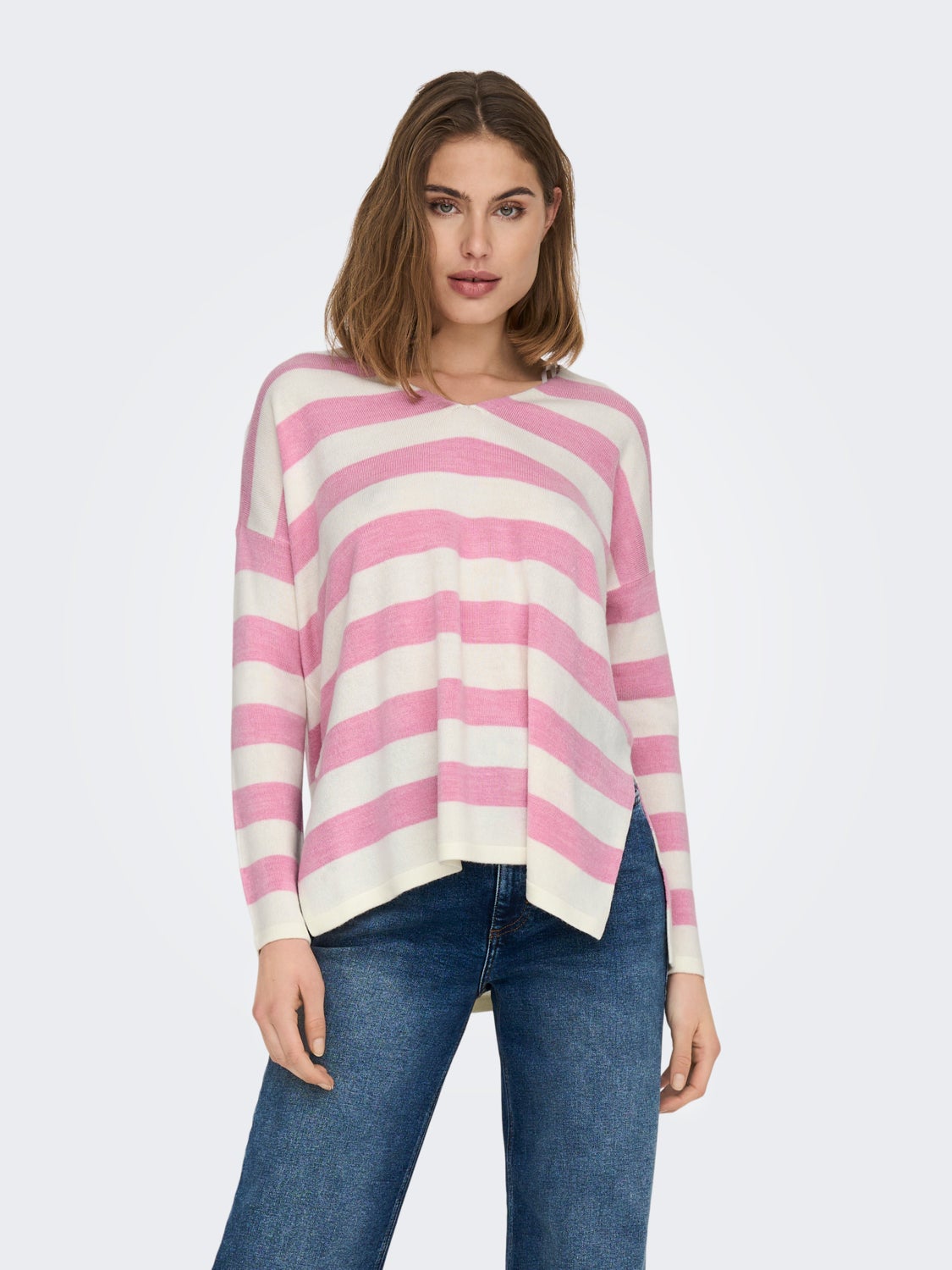 V-neck Knitted Pullover