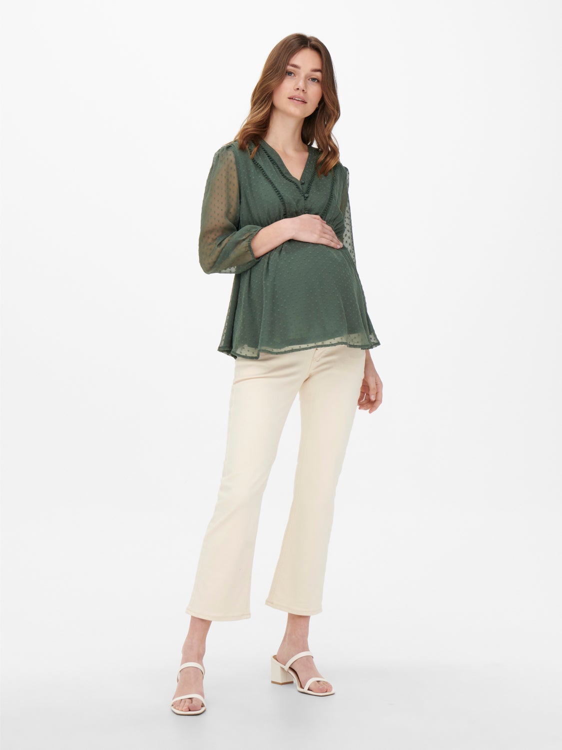 Mama 3/4 sleeved 3/4 sleeved top