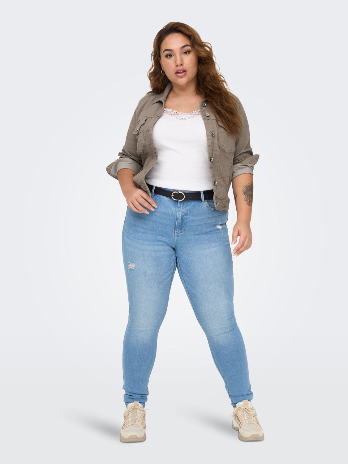 Curvy canvas Jacket