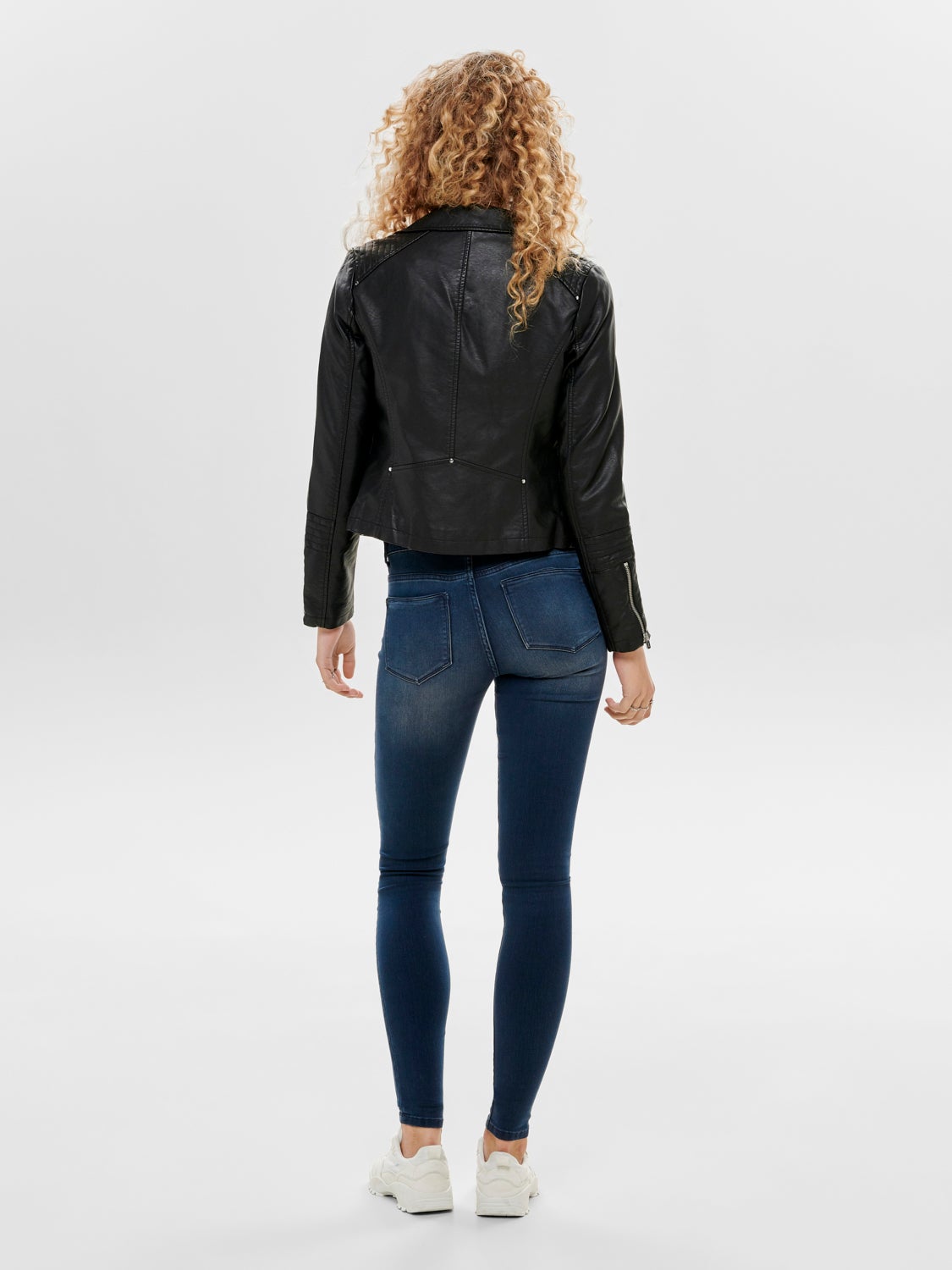 Biker Faux Leather Jacket