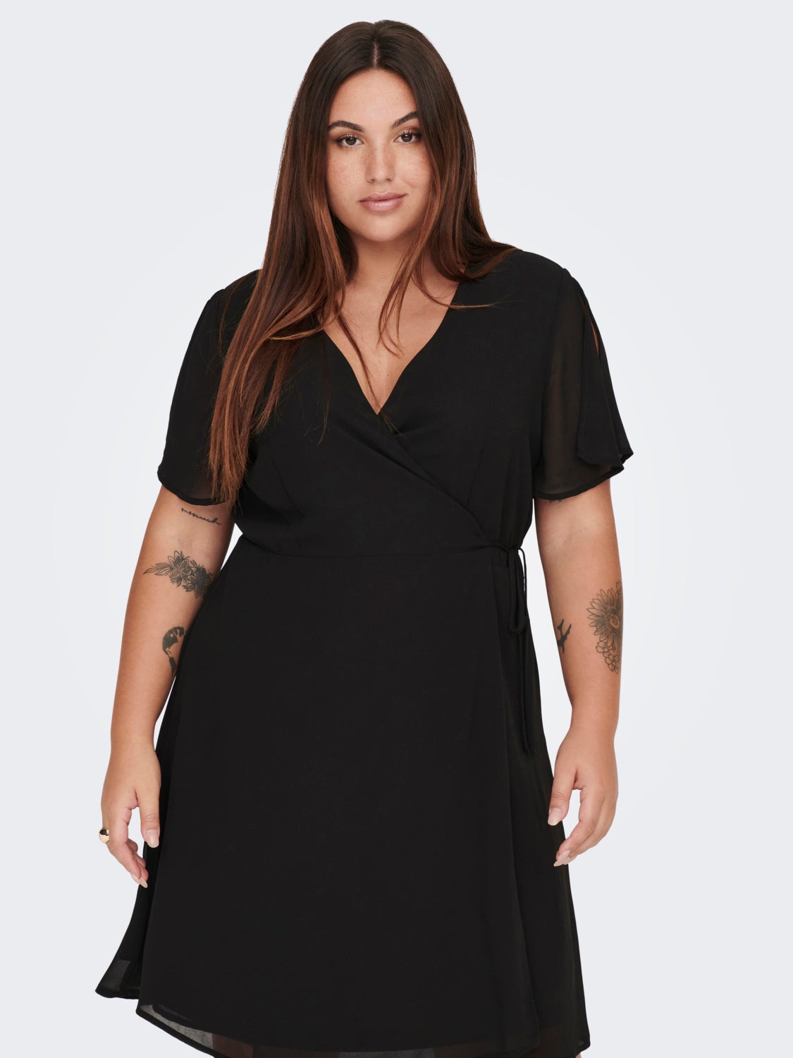 Curvy wrap dress
