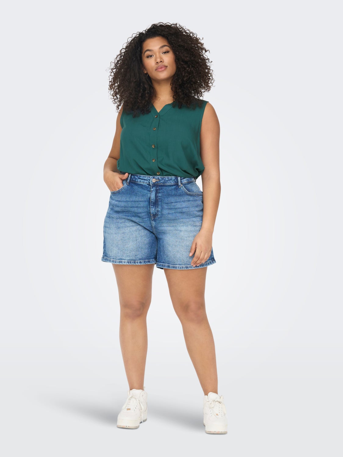 Curvy Sleeveless top