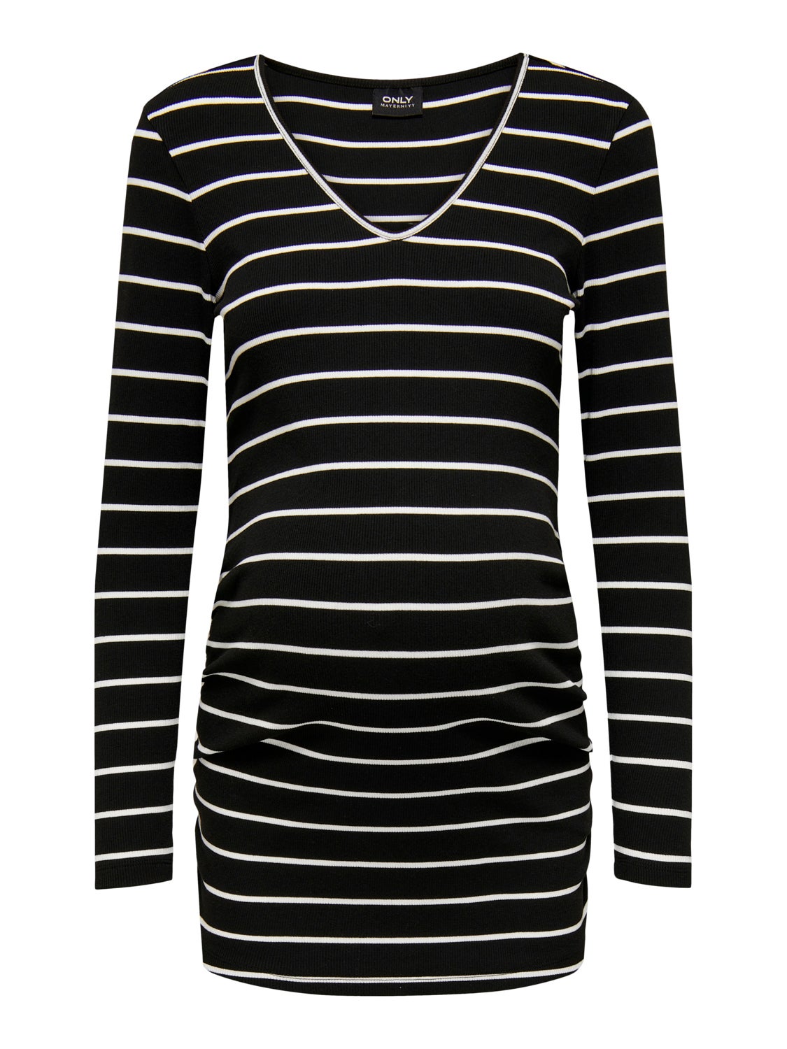 mama v-neck top with long sleeves