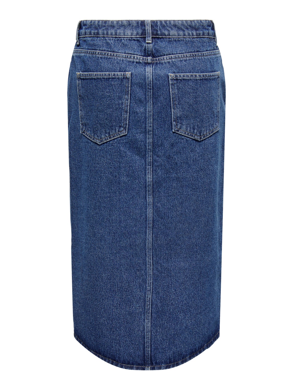 Midi denim skirt