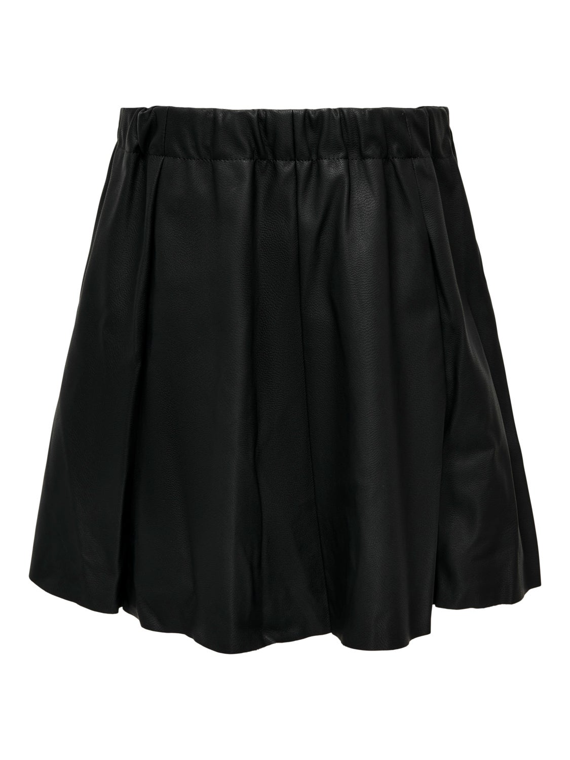 Faux Leather Skater Skirt