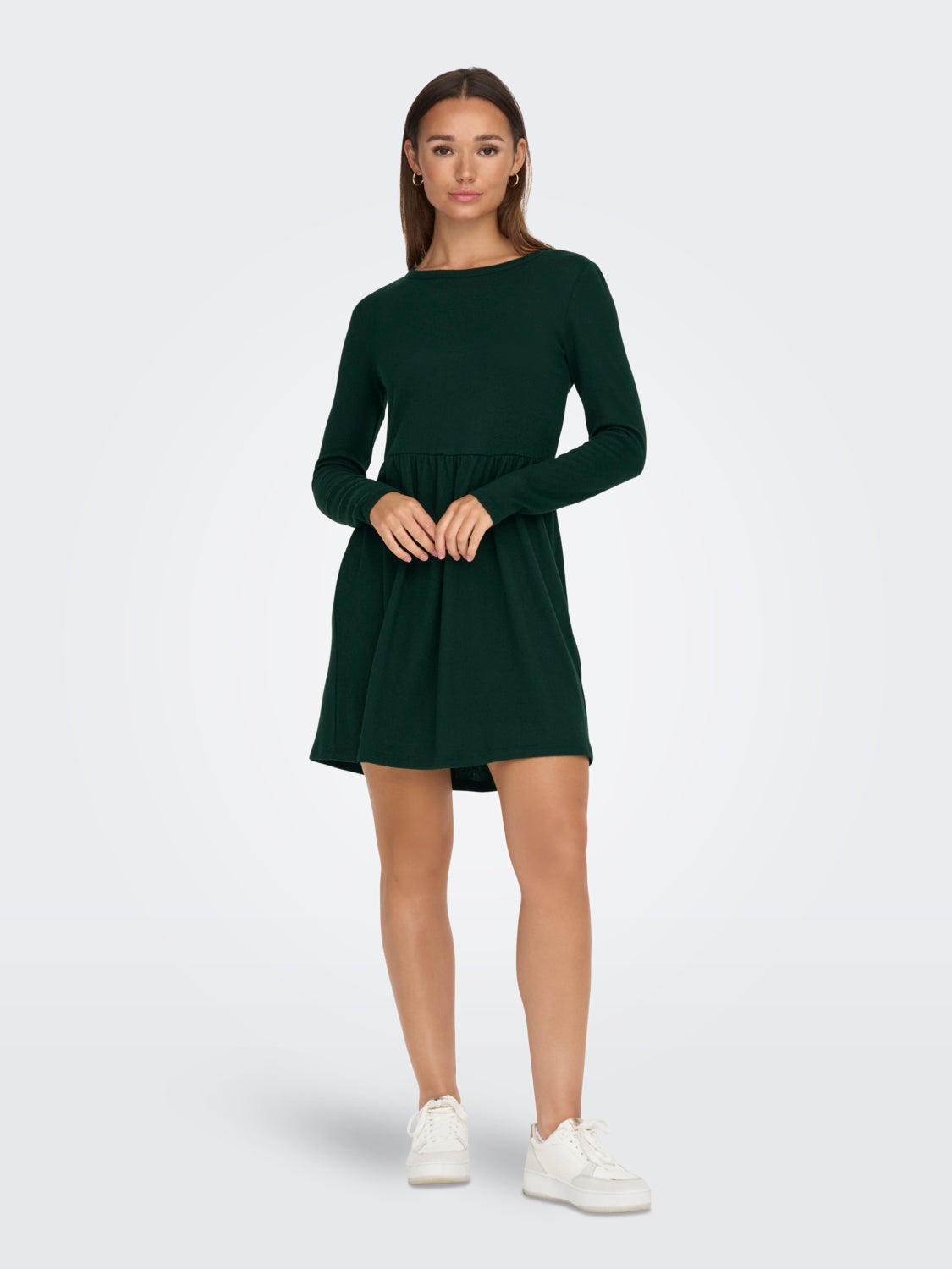 MINI O-NECK SHORT DRESS