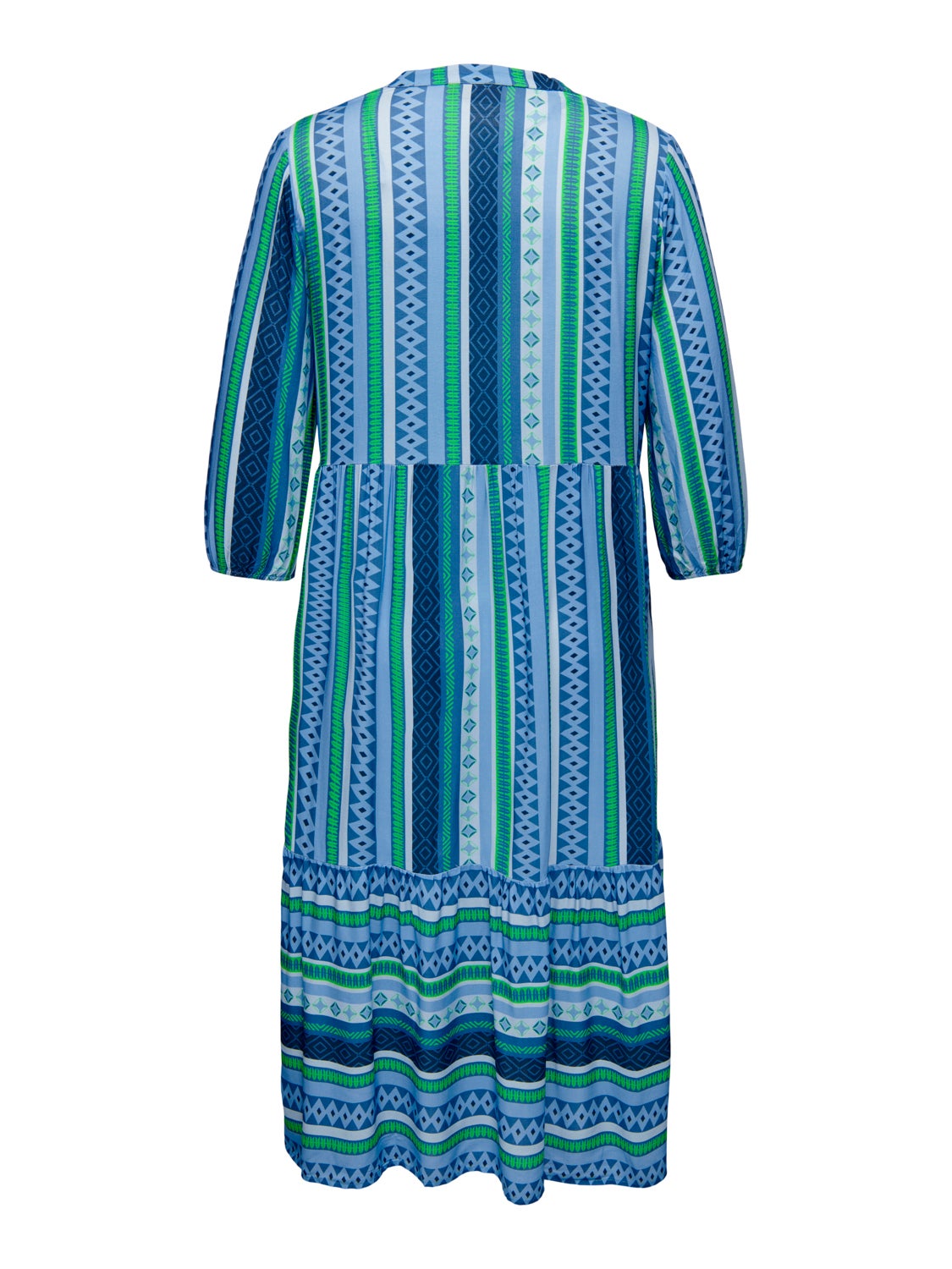 Curvy V-Neck printed Dress