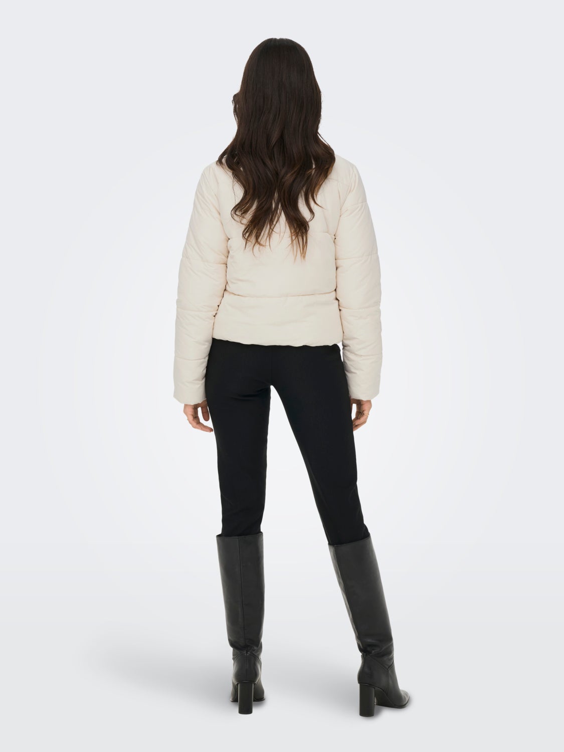 High neck short jacket