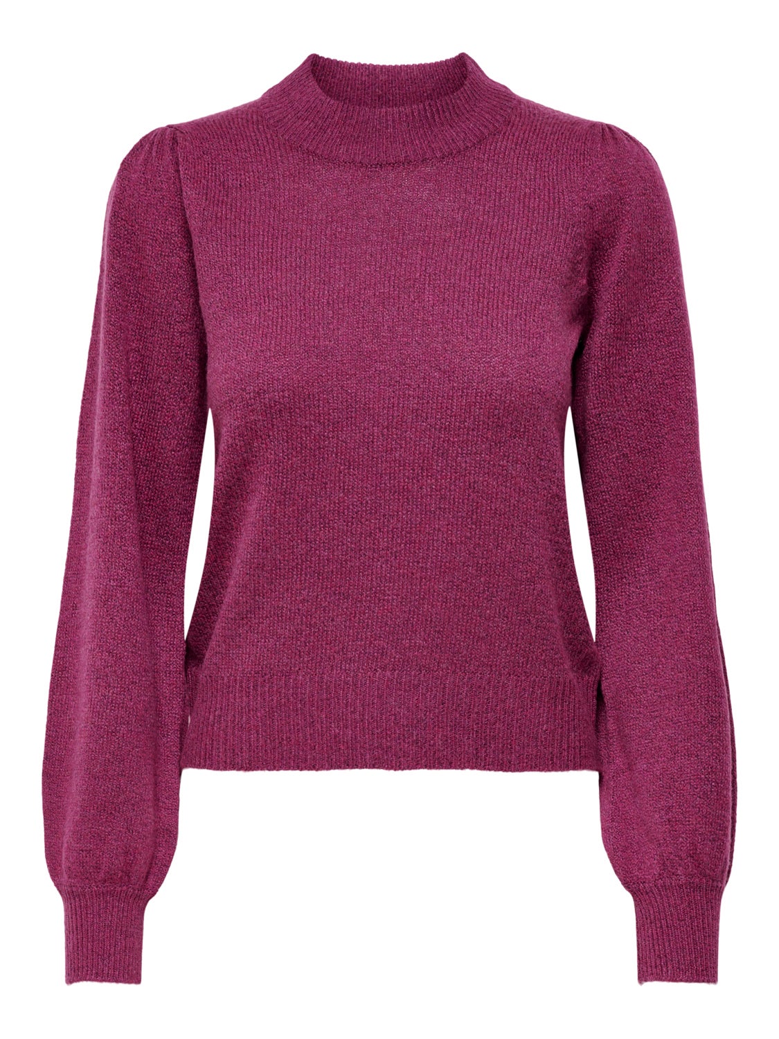 High neck knitted pullover