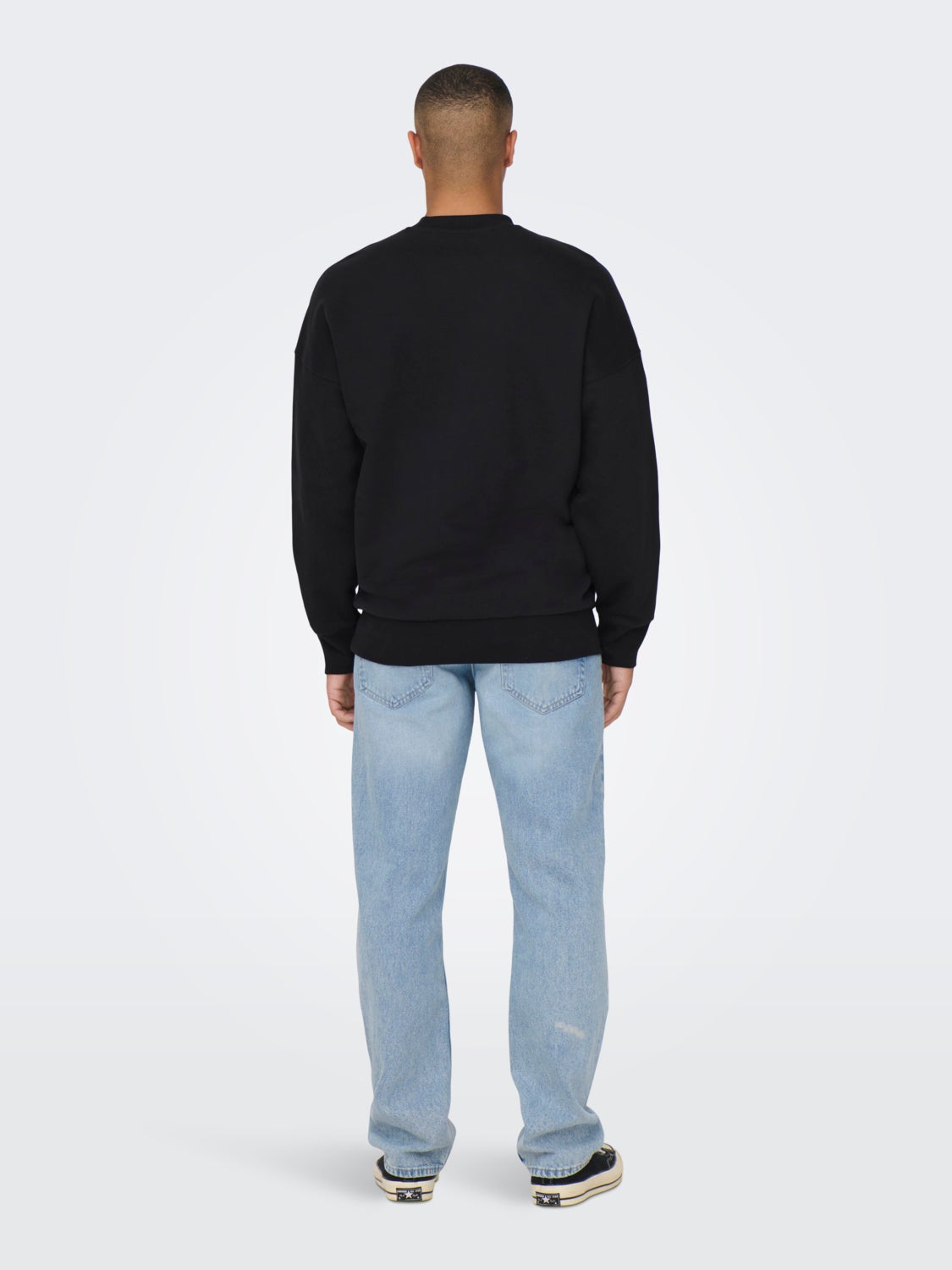 Solid color o-neck sweatshirt