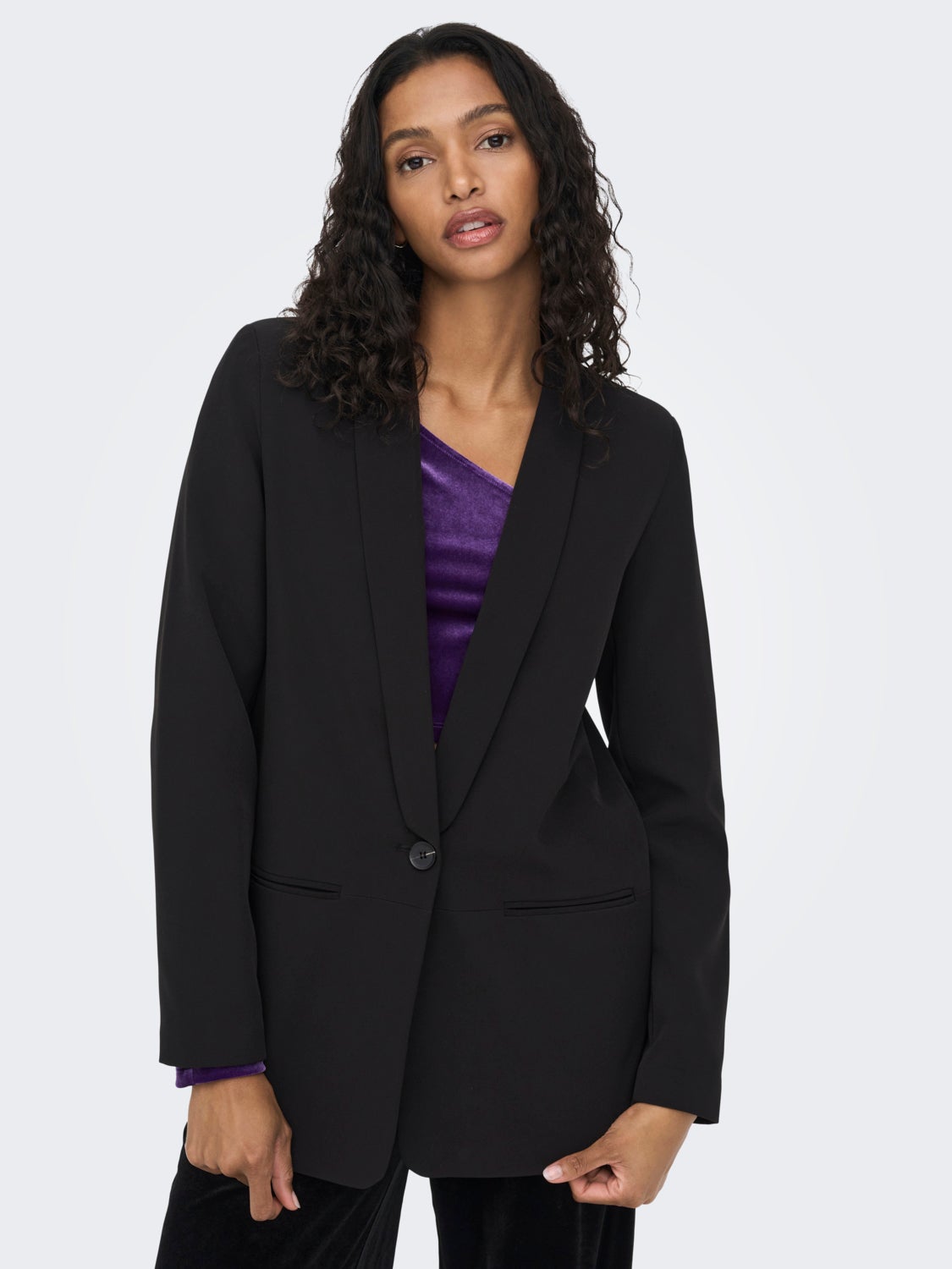 Classic box fit blazer