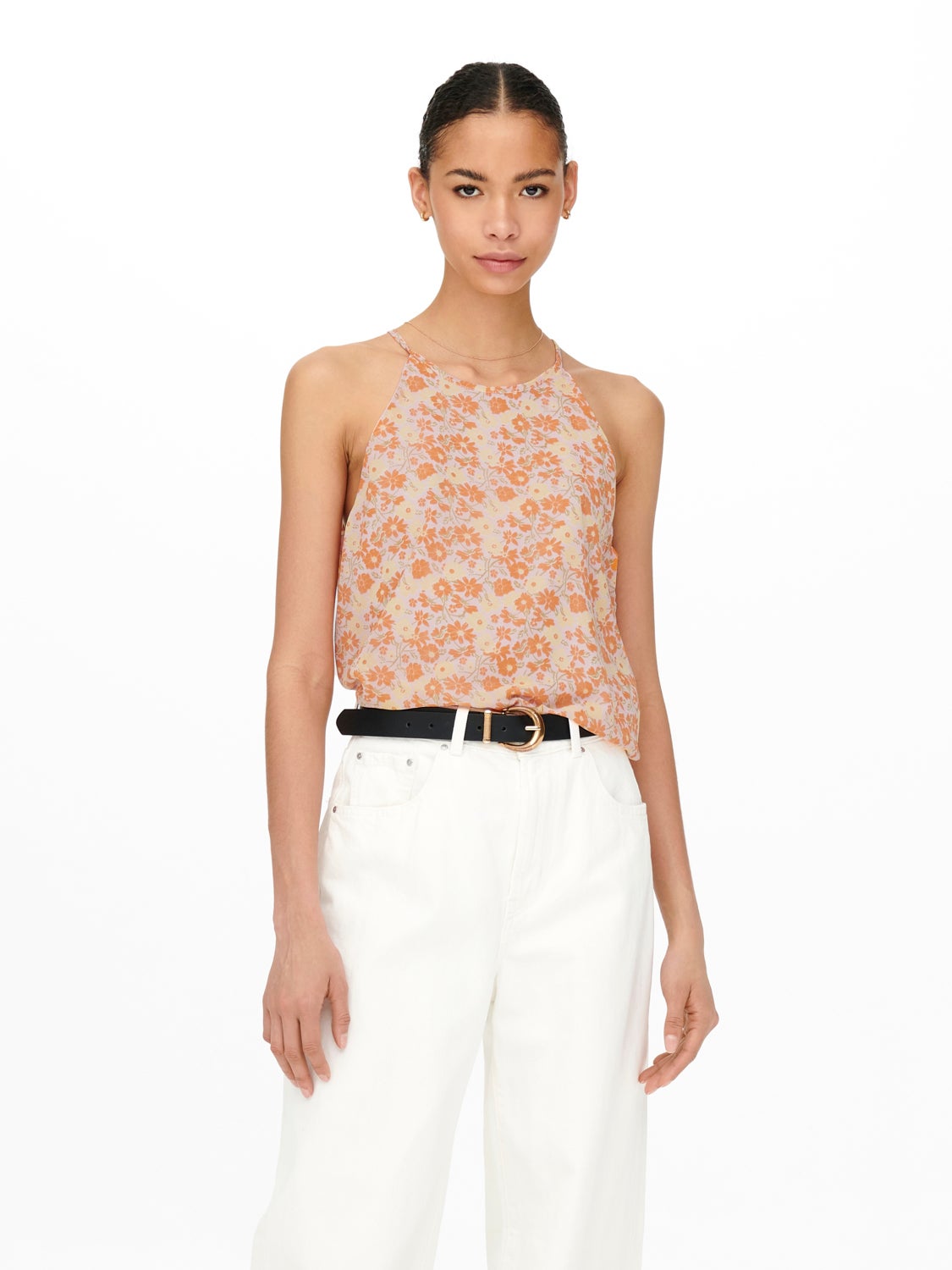 Halterneck Top with cut-out back