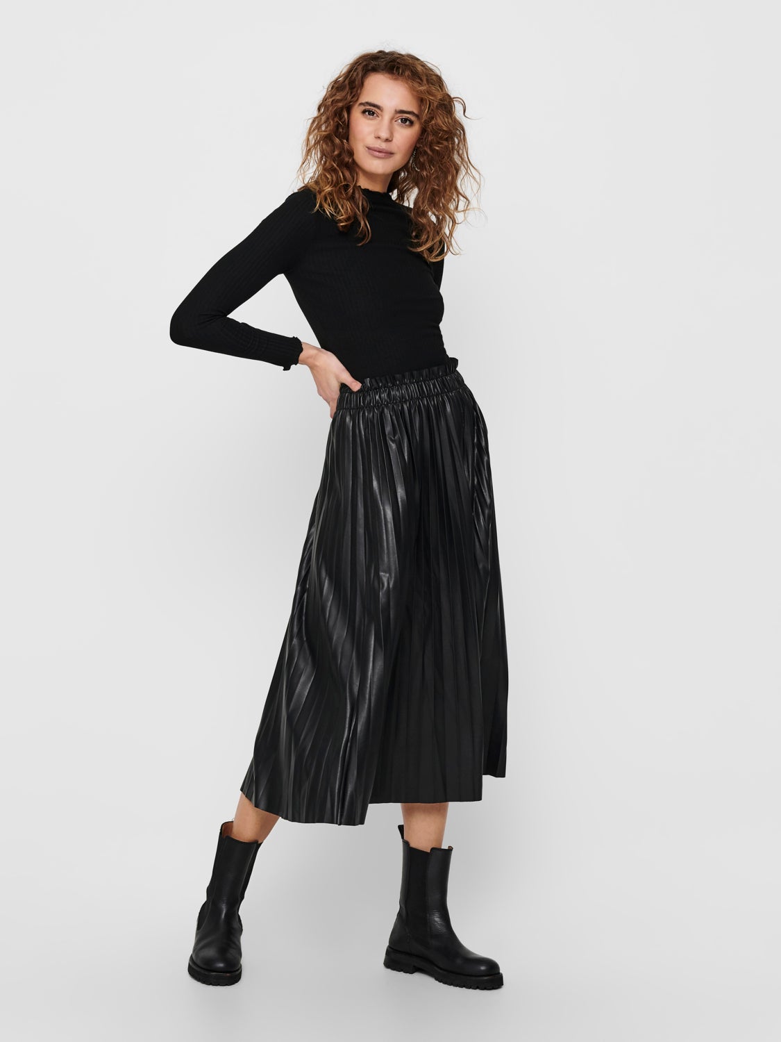 High neck Long Sleeved Top