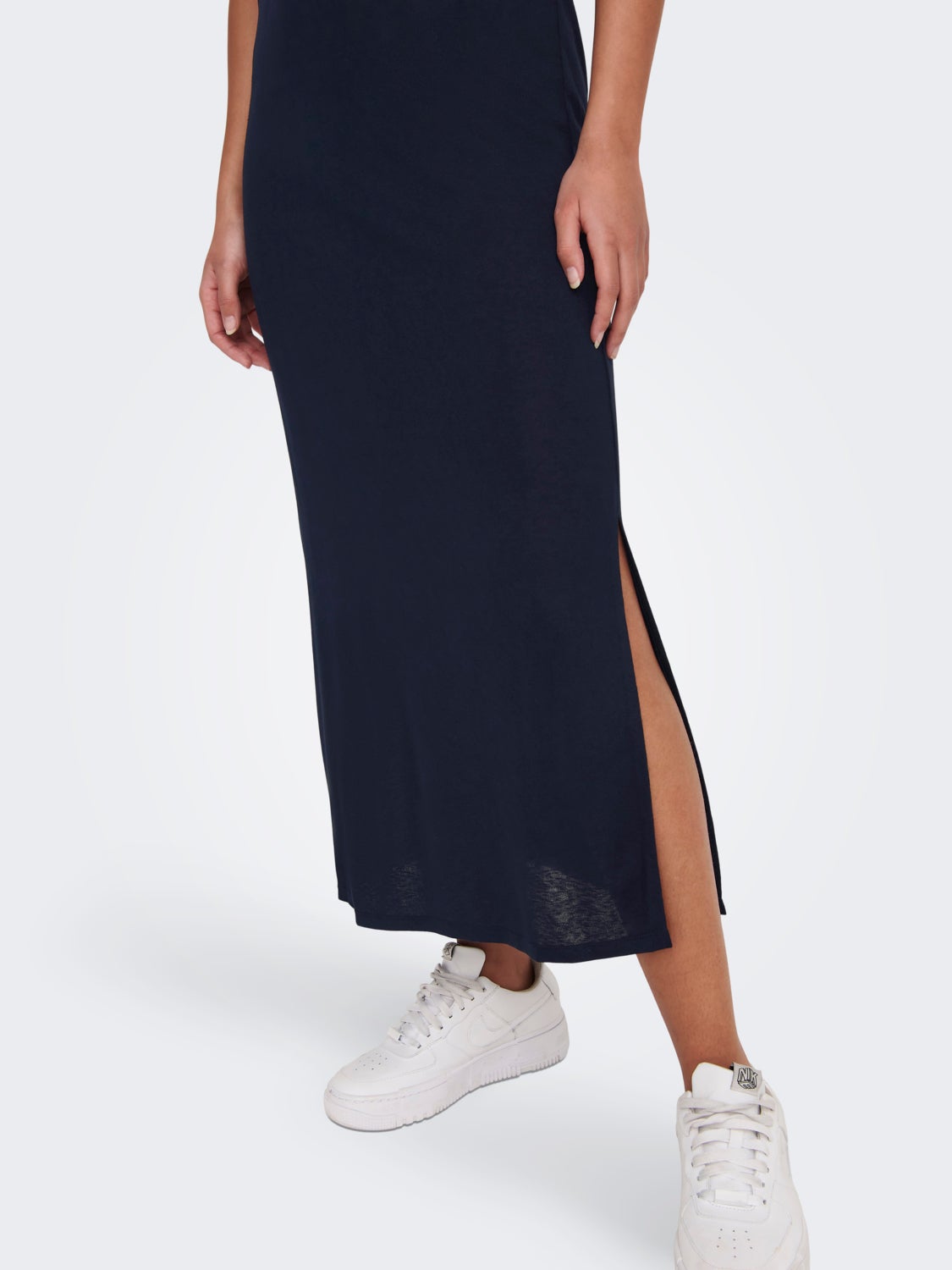 O-Neck Maxi Dress