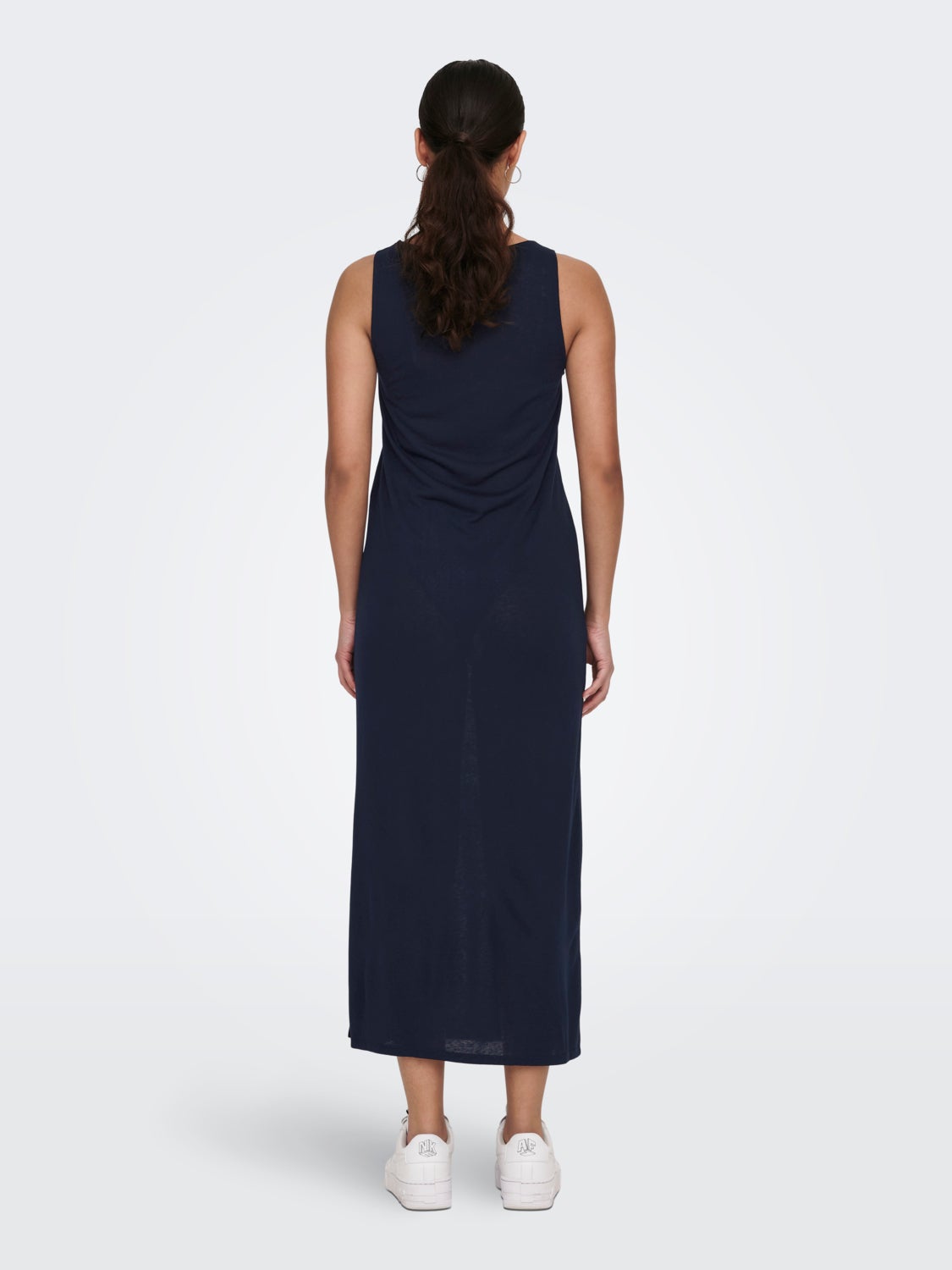 O-Neck Maxi Dress