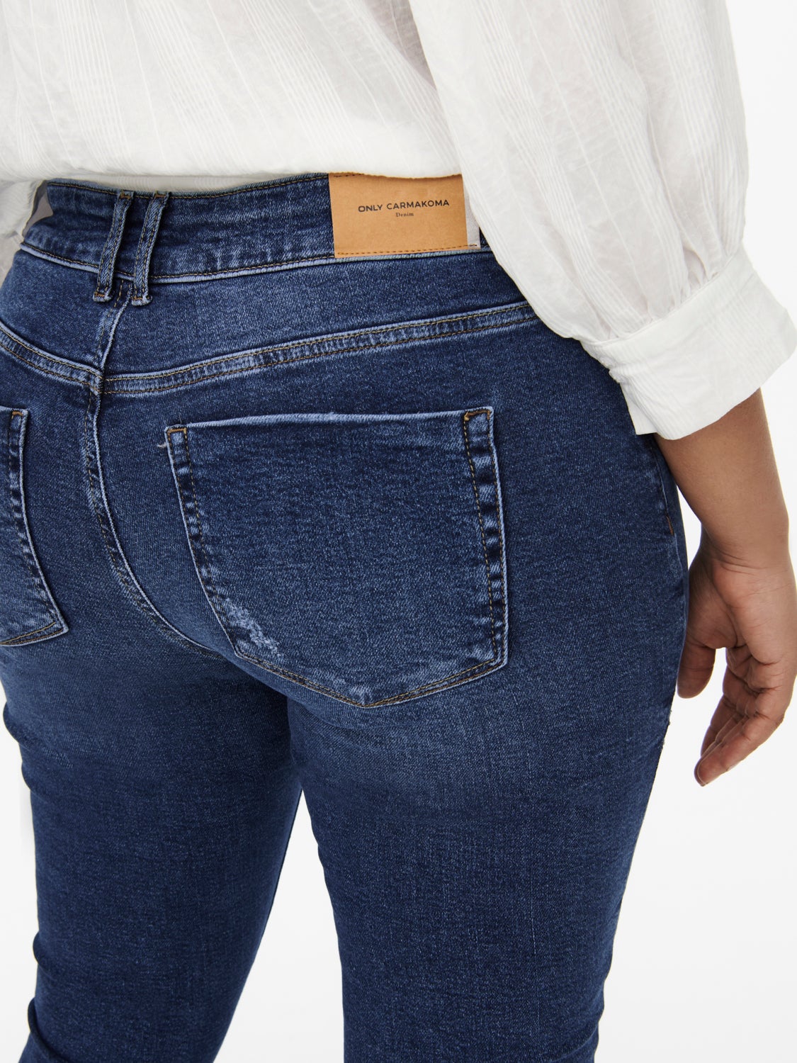 Curvy CARGuci reg dest Skinny fit jeans