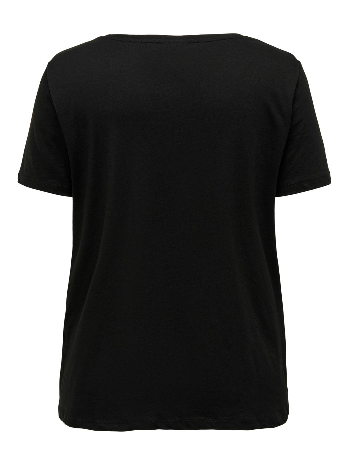 Curvy V-neck t-shirt