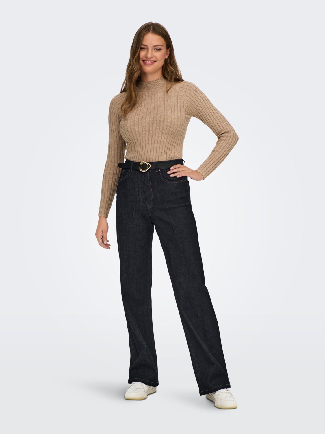 Rib knitted Pullover