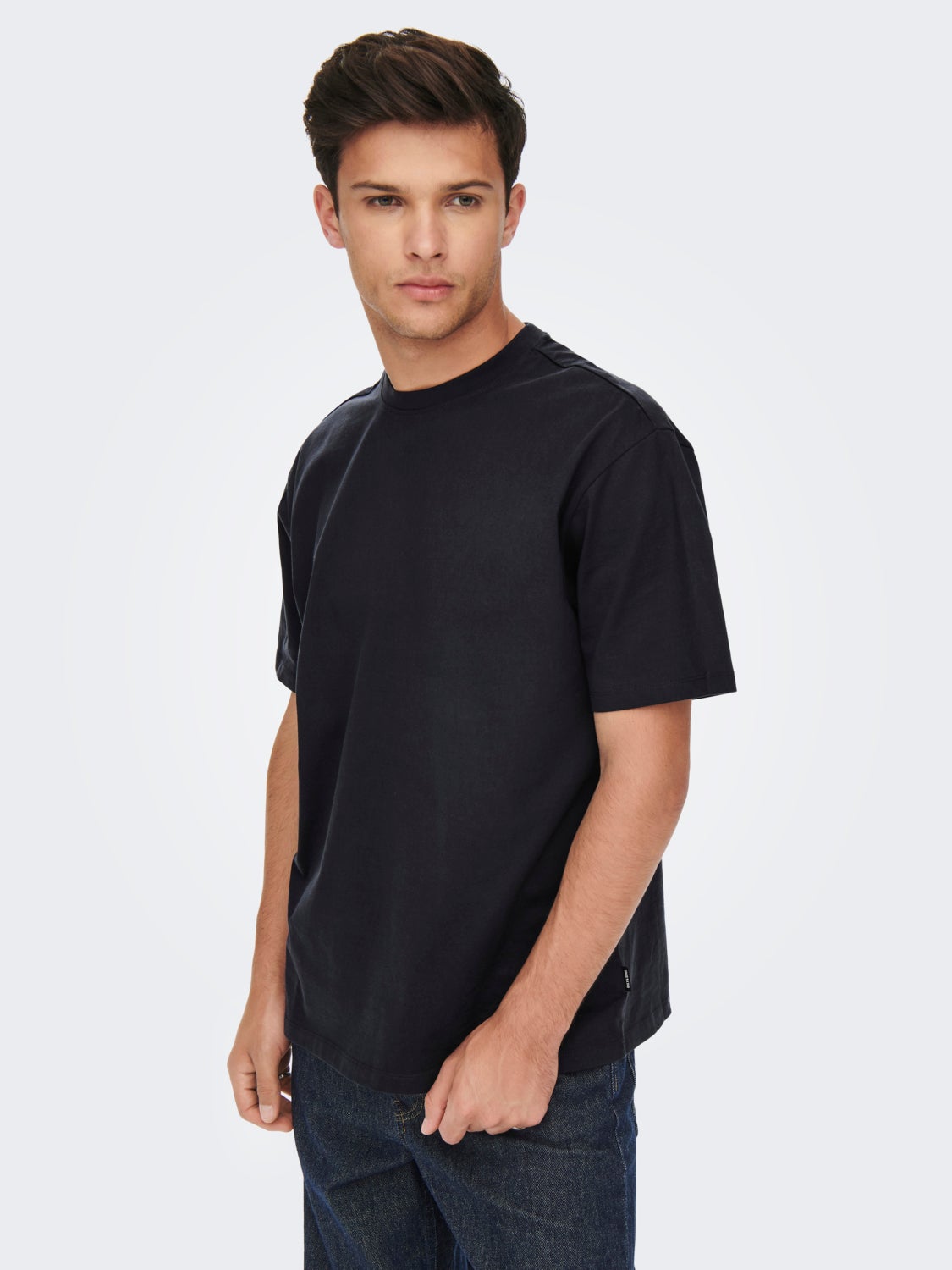 Oversized o-hals t-shirt