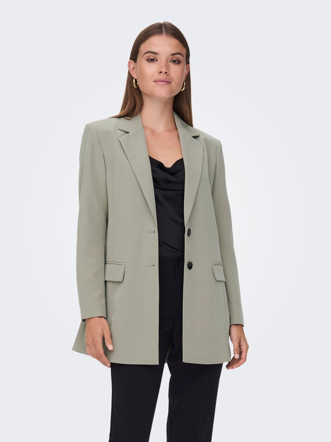 Long Line Fit Reverse Blazer