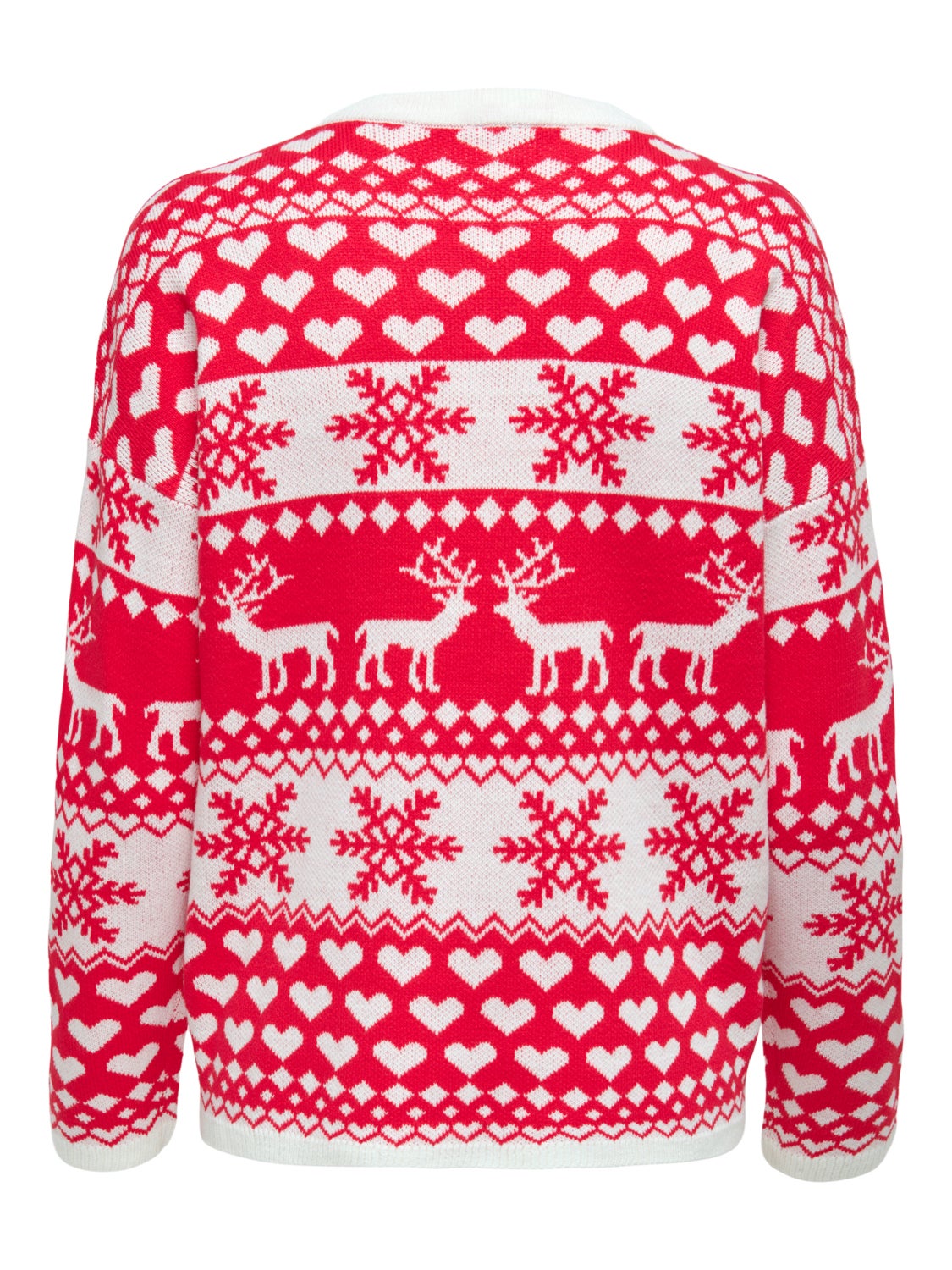 Curvy christmas knitted pullover