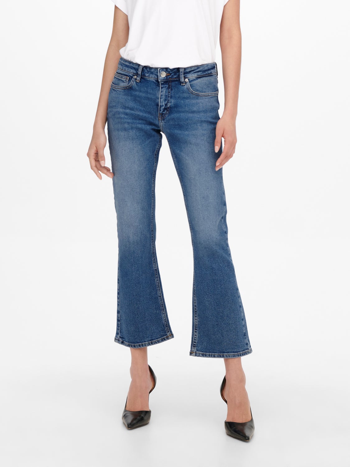 NEOEmily stretch reg cropped Flared Jeans