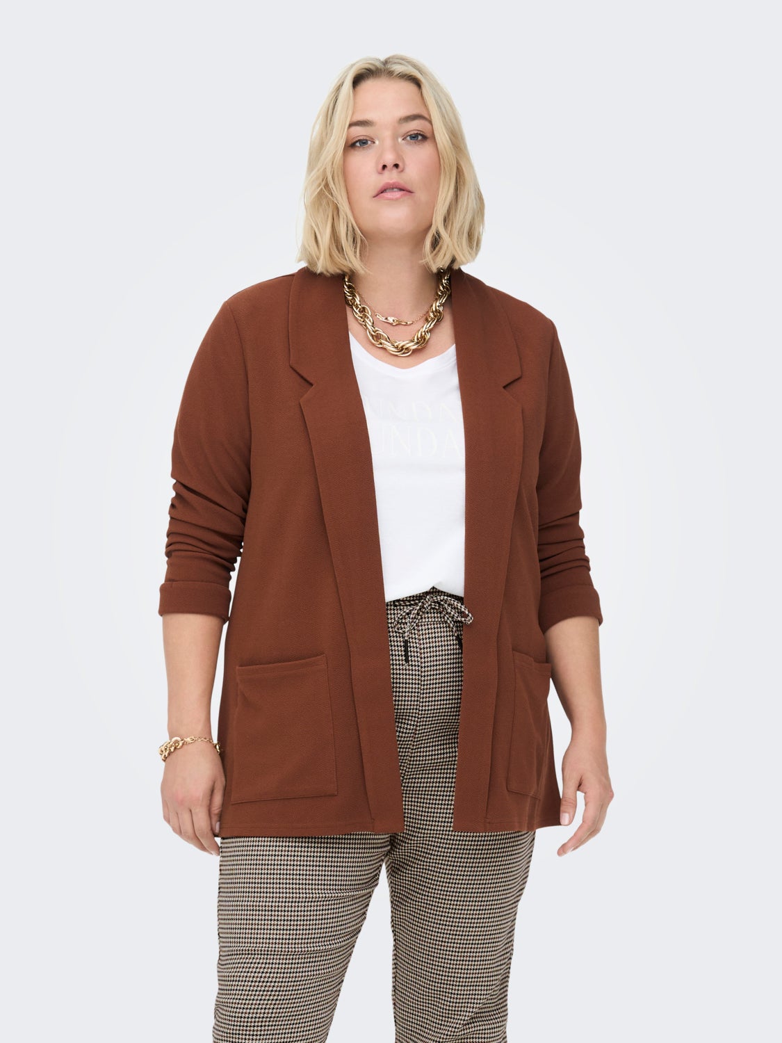Curvy open Blazer