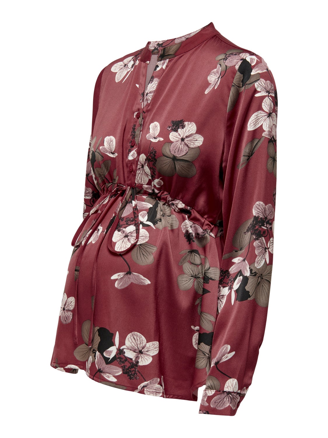 Mama 7/8 sleeved V-neck Top