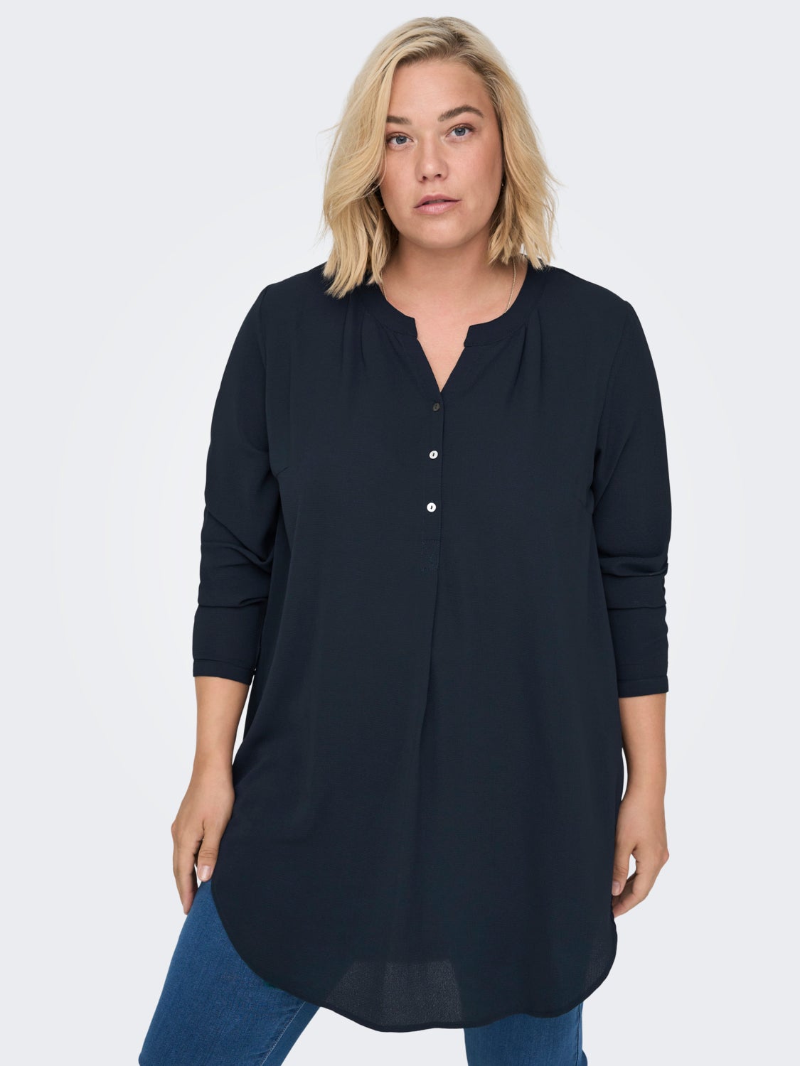 Curvy tunic shirt