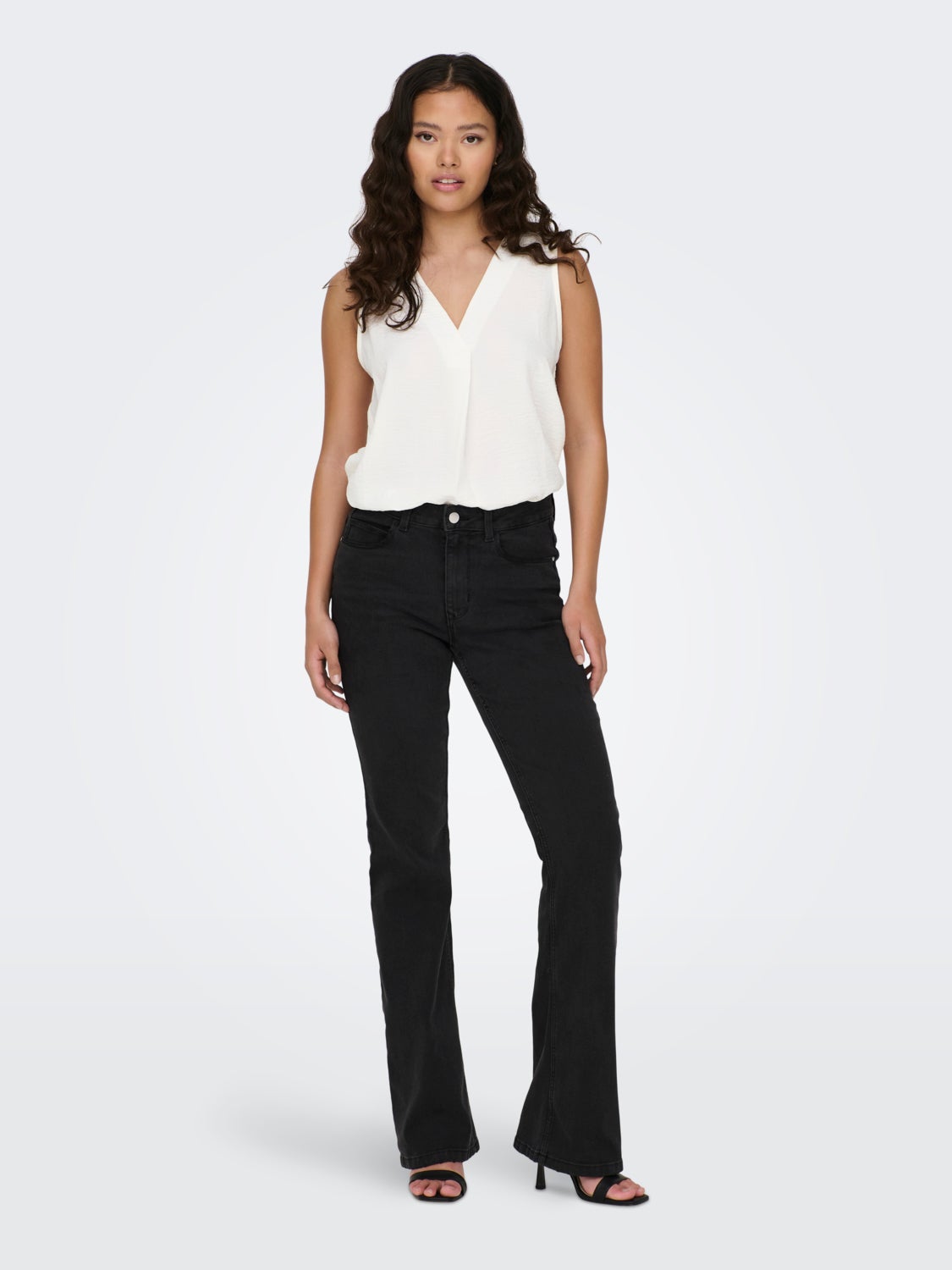 Regular Fit V-Neck Top