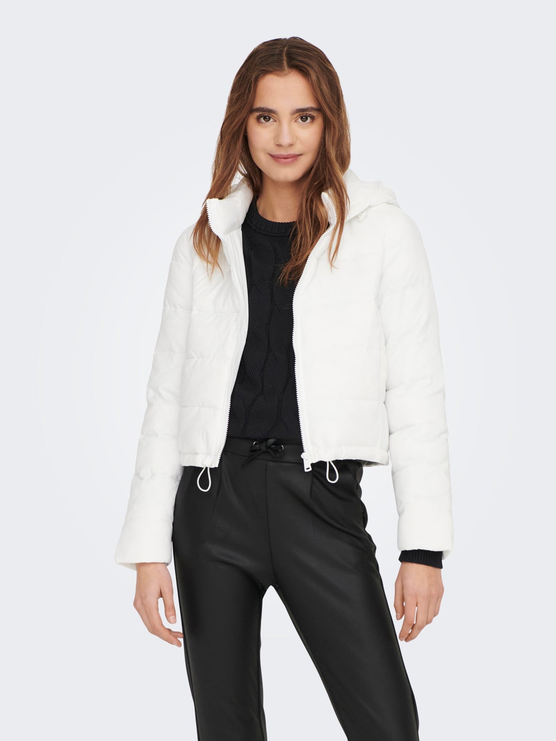 Hodded puffer jacket