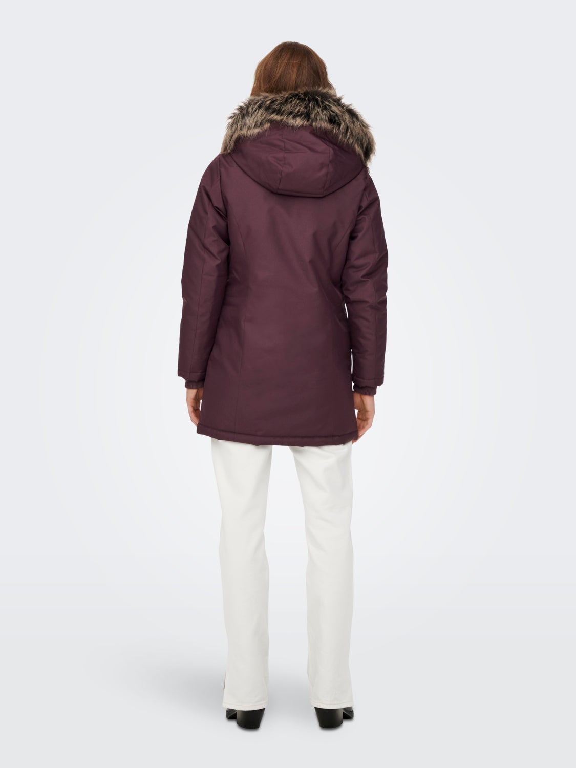 Solid Parka coat