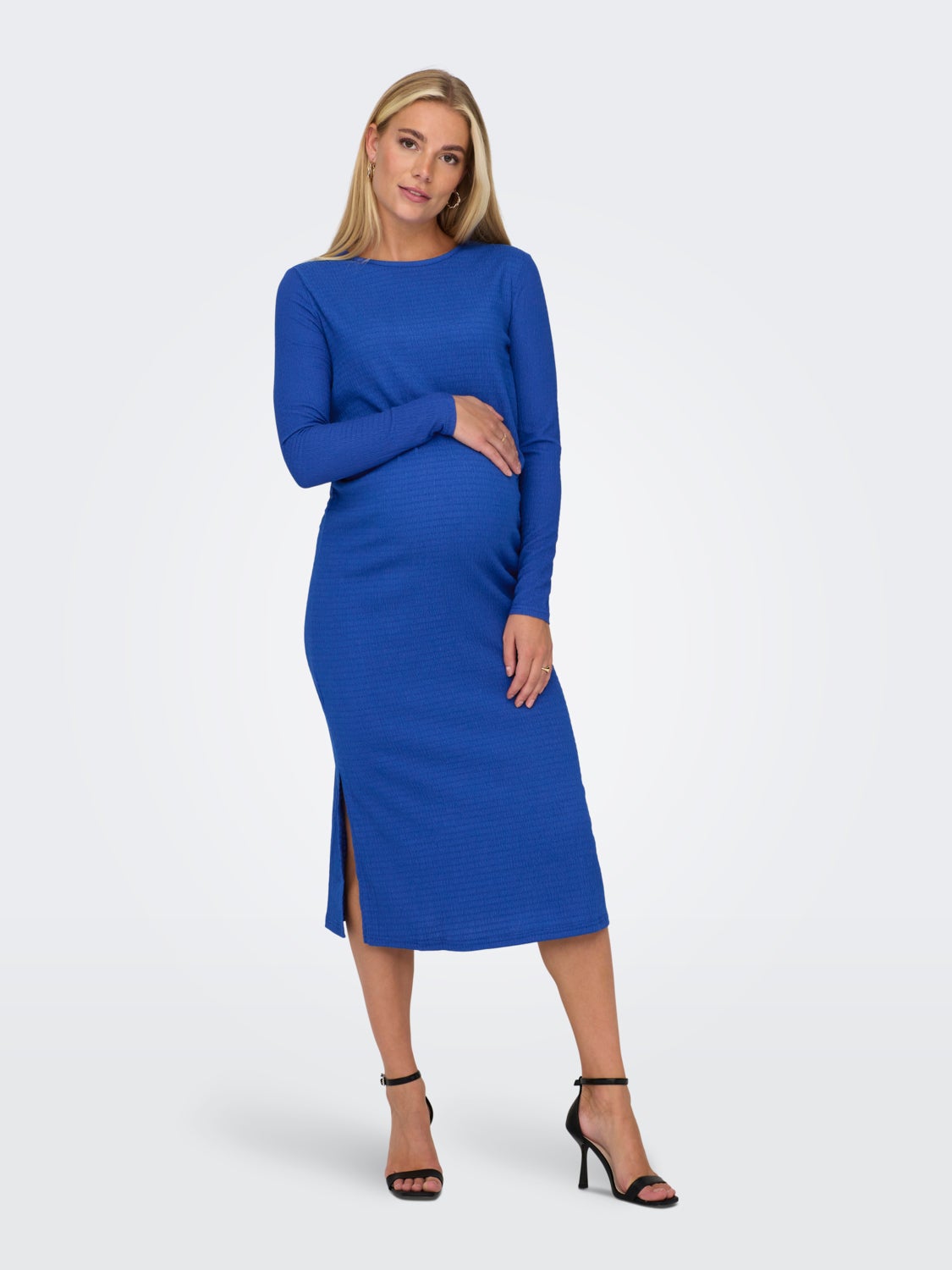 Mama o-neck midi dress